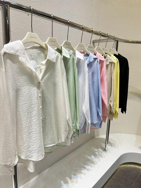 WANWAN See Through Long Sleeves Shirts